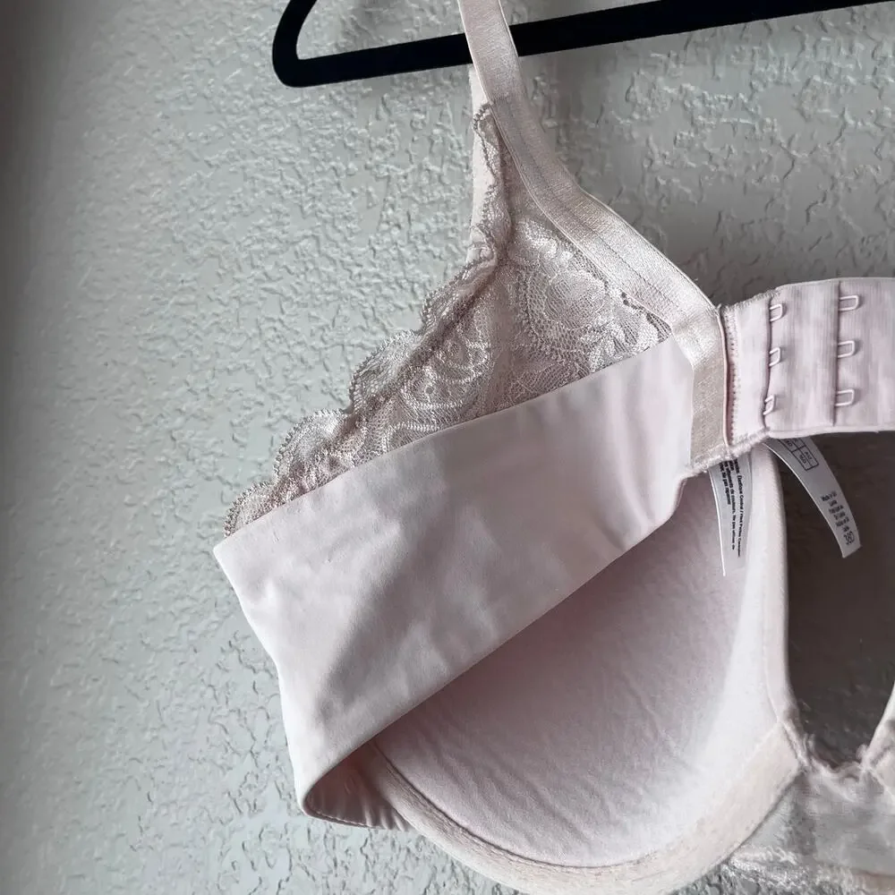 Le Mystère Push Up Underwire Classic Bra Nude Beige 38D Classic